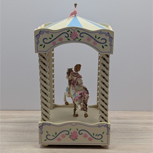 Vintage Carousel Music Box By The San Francisco Music Box Company - Tested Works - Picture 3 of 9